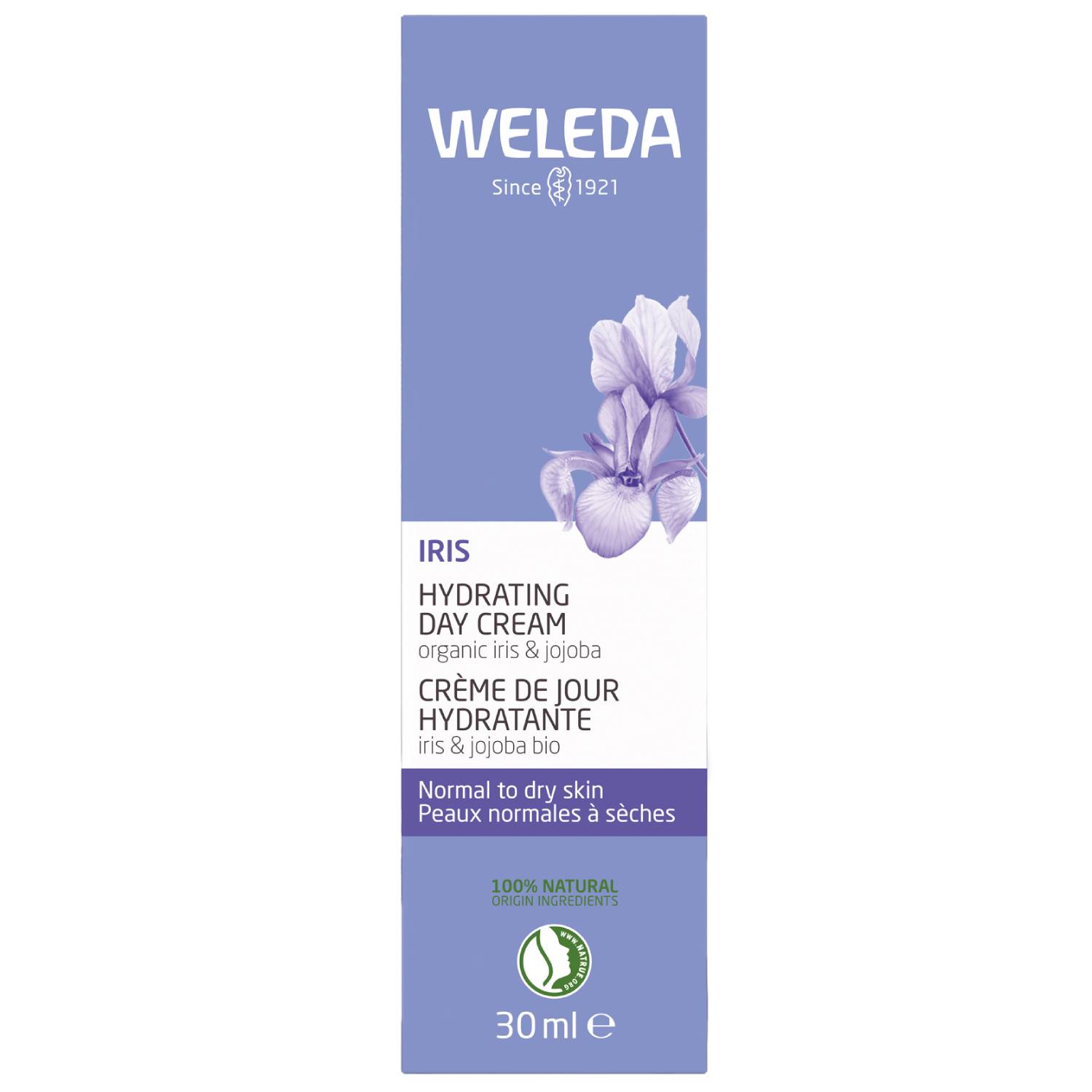 Веледа Увлажняющий дневной крем для лица, 30 мл (Weleda, Ирисовая линия) фото 1
