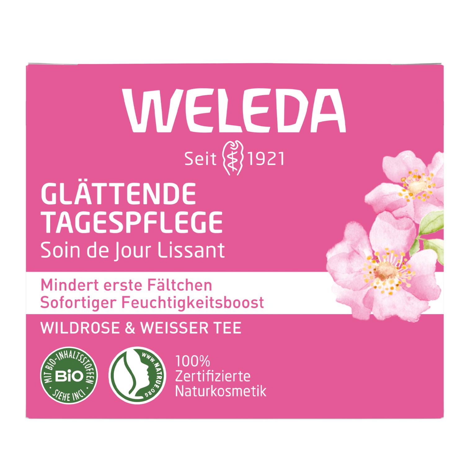 Веледа Разглаживающий дневной крем для лица, 40 мл (Weleda, Розовая линия) Веледа Разглаживающий дневной крем для лица, 40 мл (Weleda, Розовая линия) фото 1