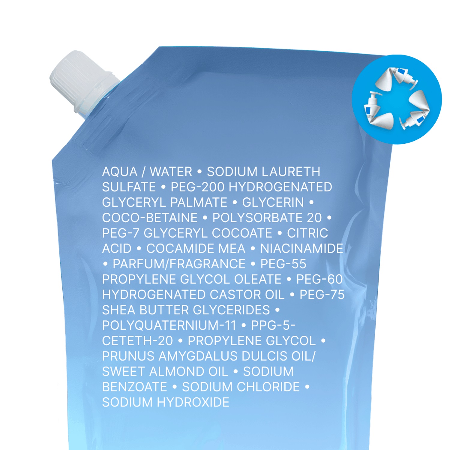 Ля Рош Позе Успокаивающий гель для душа с защитными свойствами для кожи детей и взрослых, сменный блок, 400 мл (La Roche-Posay, Lipikar) фото 9