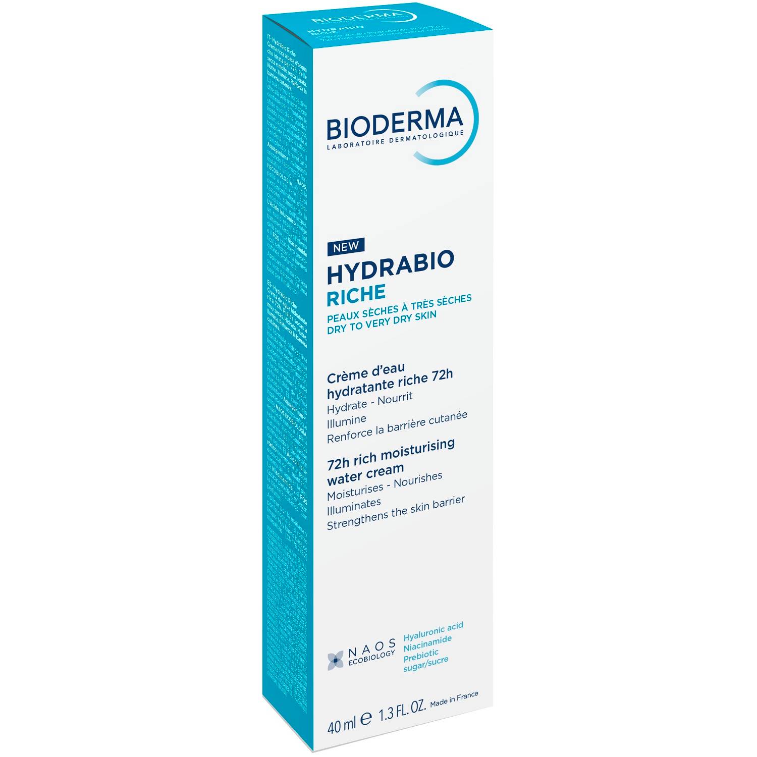 Биодерма Насыщенный увлажняющий крем для сухой кожи, 40 мл (Bioderma, Hydrabio) фото 3