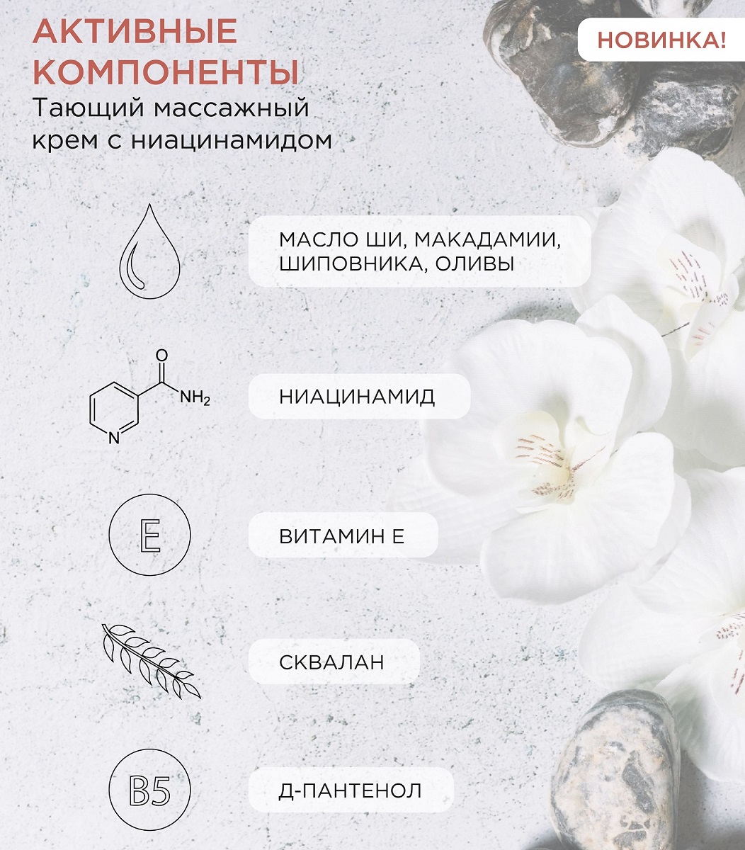 Биотайм Массажный крем с ниацинамидом, 150 мл (Biotime, Special) фото 2