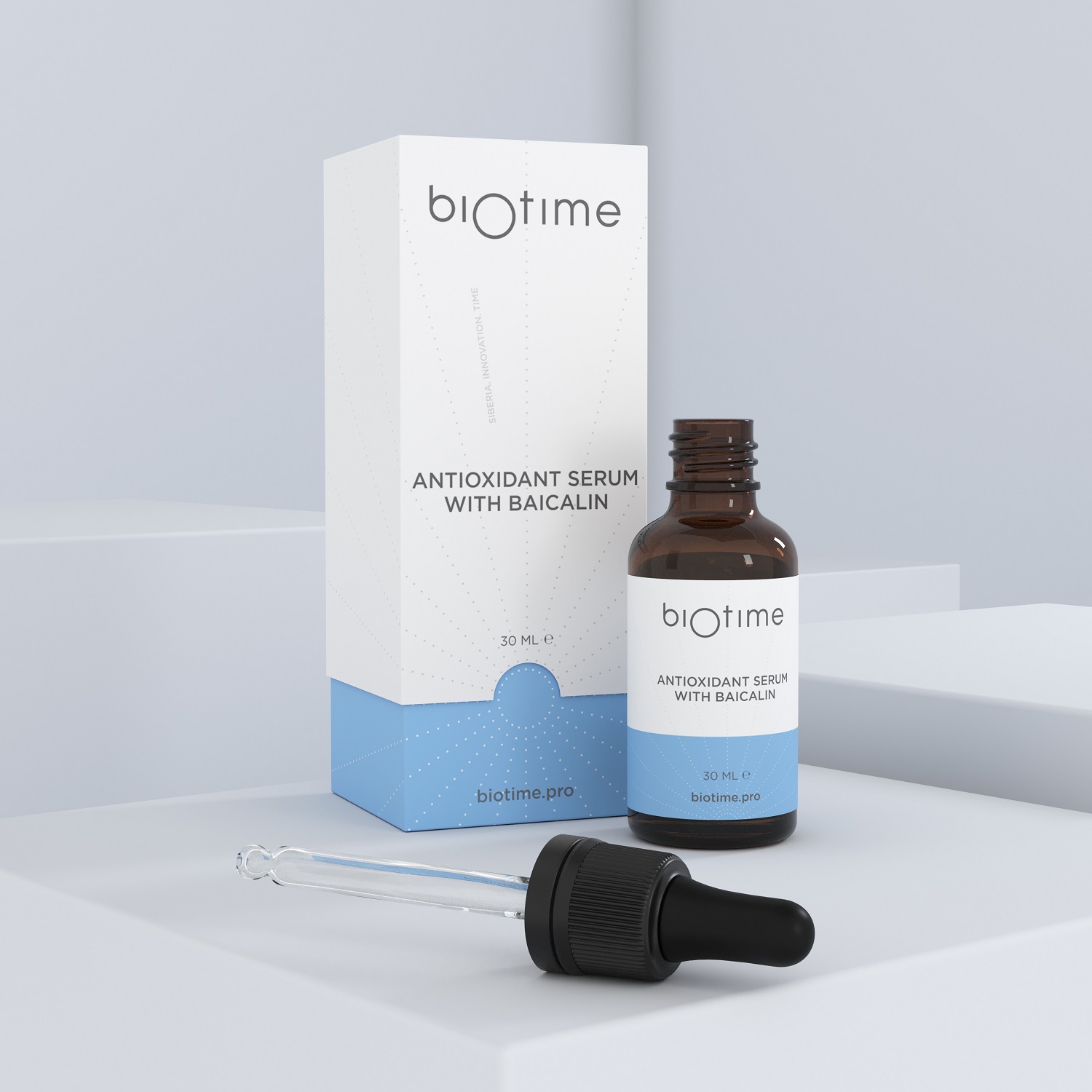 Биотайм Антиоксидантная сыворотка с байкалином, 30 мл (Biotime, Antioxidant) фото 3