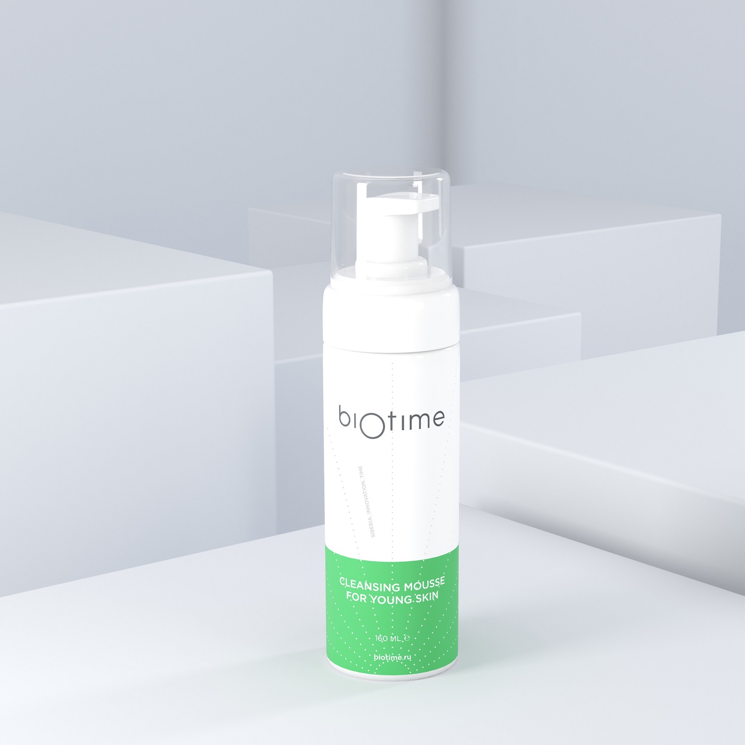 Биотайм Очищающий мусс для молодой кожи, 160 мл (Biotime, For Young Skin) фото 1