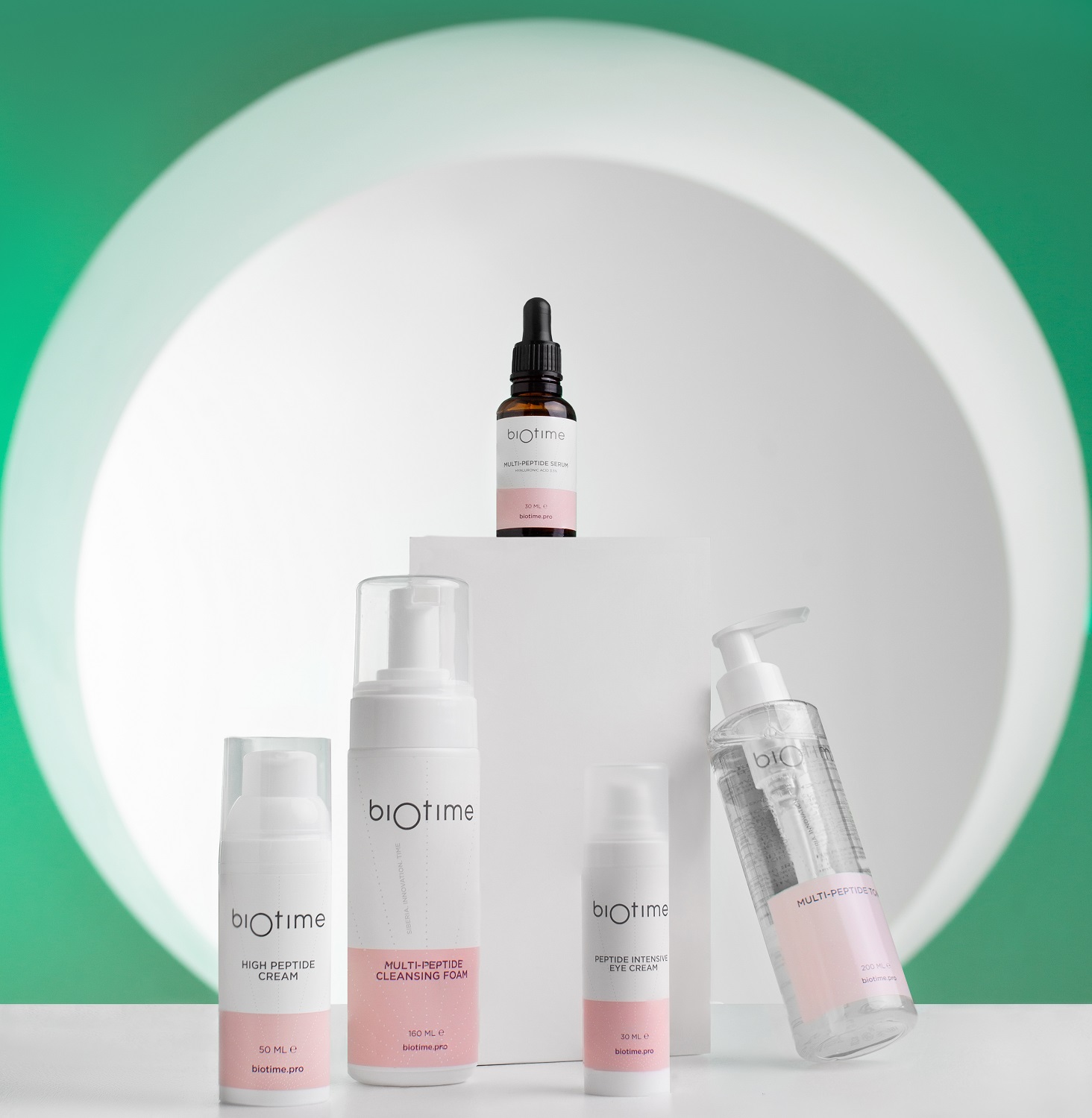 Биотайм Мультипептидный увлажняющий тоник, 180 мл (Biotime, Multi-Peptide) фото 1