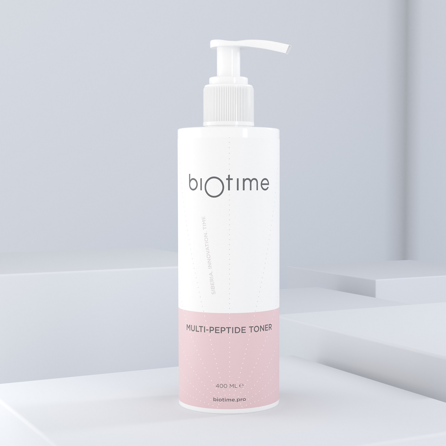 Биотайм Мультипептидный увлажняющий тоник, 400 мл (Biotime, Multi-Peptide) фото 1