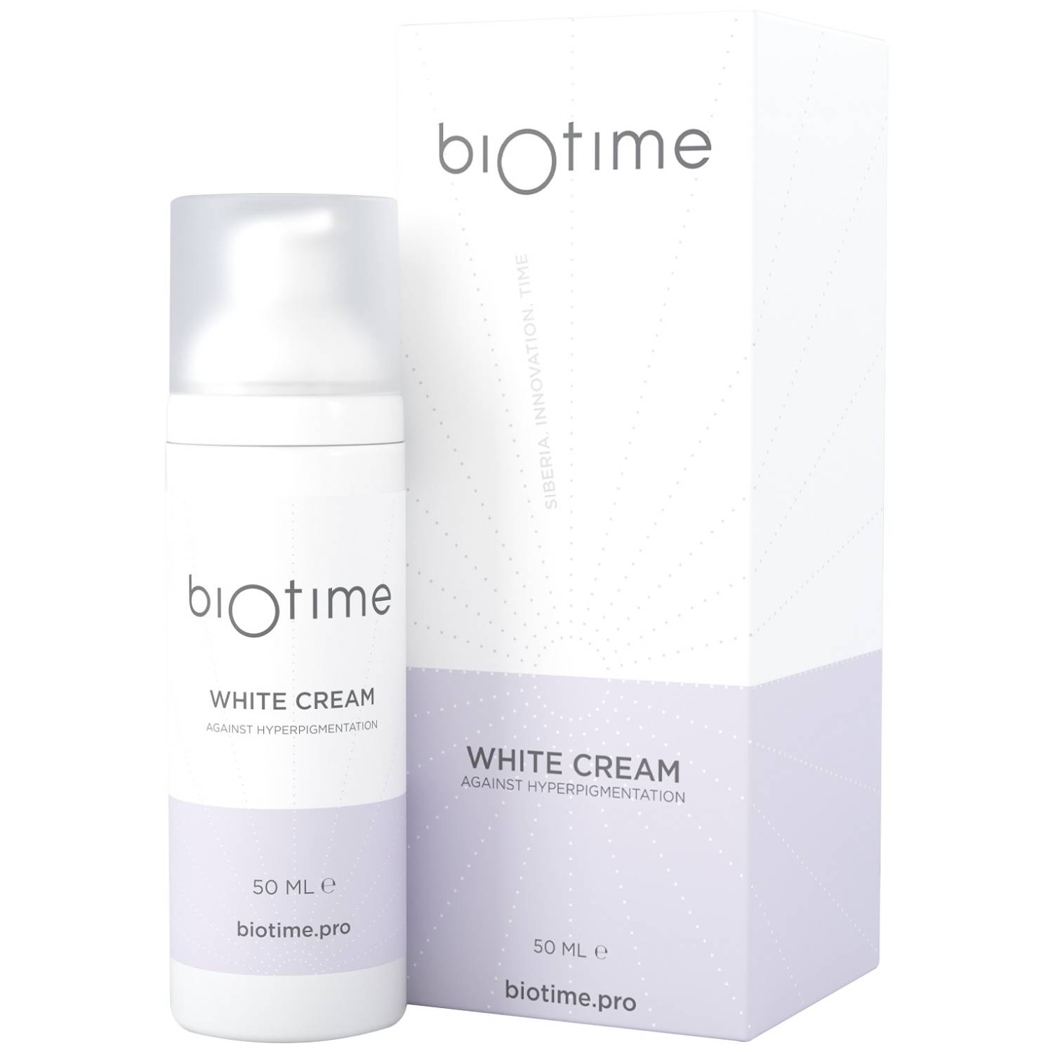 Биотайм Увлажняющий крем для борьбы с пигментацией, 50 мл (Biotime, White) фото 0