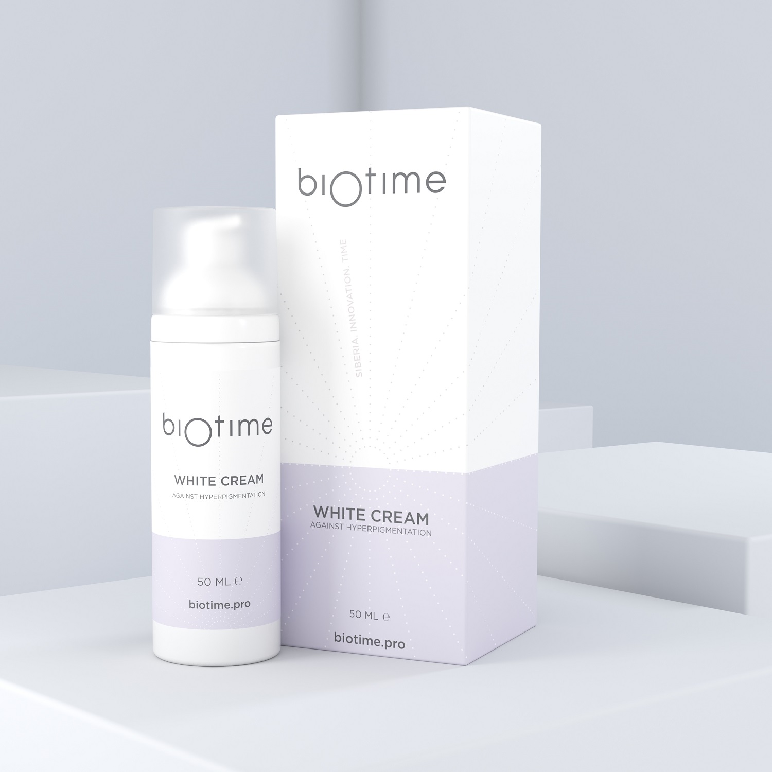 Биотайм Увлажняющий крем для борьбы с пигментацией, 50 мл (Biotime, White) фото 2