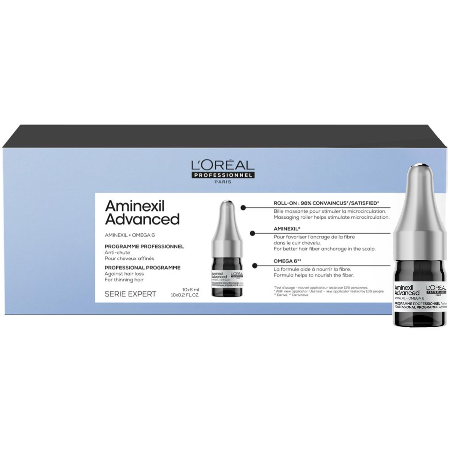 Лореаль Профессионель Программа Aminexil Advanced от выпадения волос, 10 ампул х 6 мл (L'oreal Professionnel, Serie Expert) фото 0