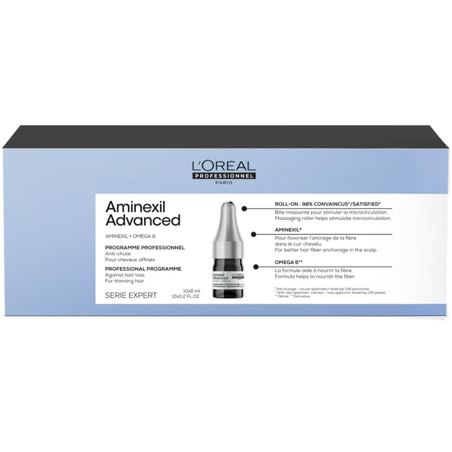 Лореаль Профессионель Программа Aminexil Advanced от выпадения волос, 10 ампул х 6 мл (L'oreal Professionnel, Serie Expert) фото 1