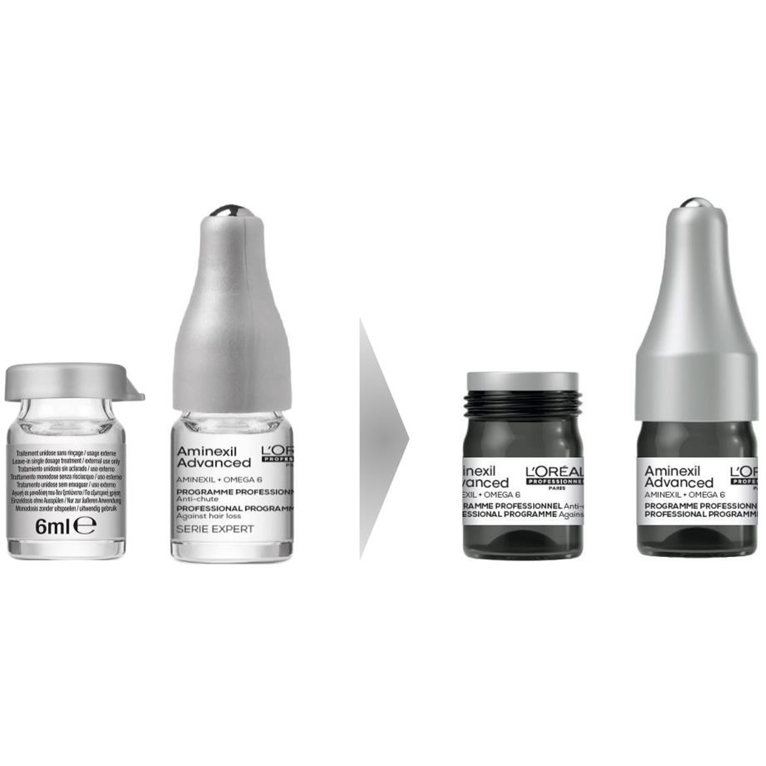 Лореаль Профессионель Программа Aminexil Advanced от выпадения волос, 10 ампул х 6 мл (L'oreal Professionnel, Serie Expert) фото 3