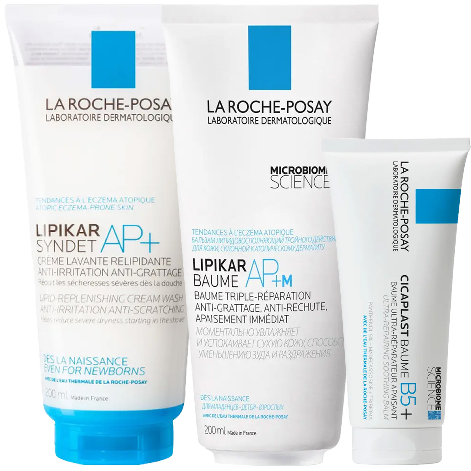 Ля Рош Позе Программа Lipikar комплексный уход: очищающий крем-гель 200 мл + бальзам 200 мл + бальзам Cicaplast 100 мл (La Roche-Posay, Lipikar) Ля Рош Позе Программа Lipikar комплексный уход: очищающий крем-гель 200 мл + бальзам 200 мл + бальзам Cicaplast 100 мл (La Roche-Posay, Lipikar) фото 2