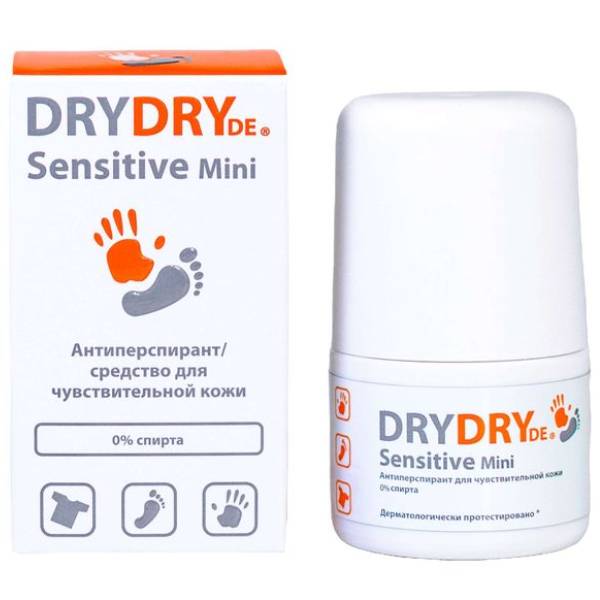 Драй Драй Антиперспирант для чувствительной кожи Sensitive Mini, 20 мл (Dry Dry, Антиперспиранты) фото 0