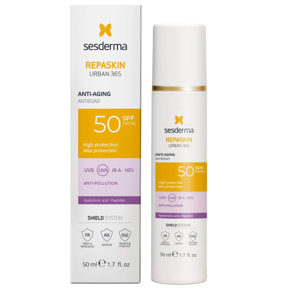 Сесдерма Солнцезащитный антивозрастной крем для лица Urban 365 SPF50, 50 мл (Sesderma, Repaskin) фото 0