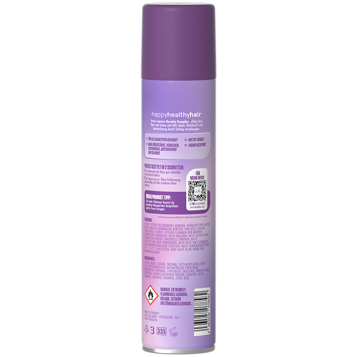 Invisibobble Лак экстрасильной фиксации для волос Power Hold Hairspray, 250 мл. фото