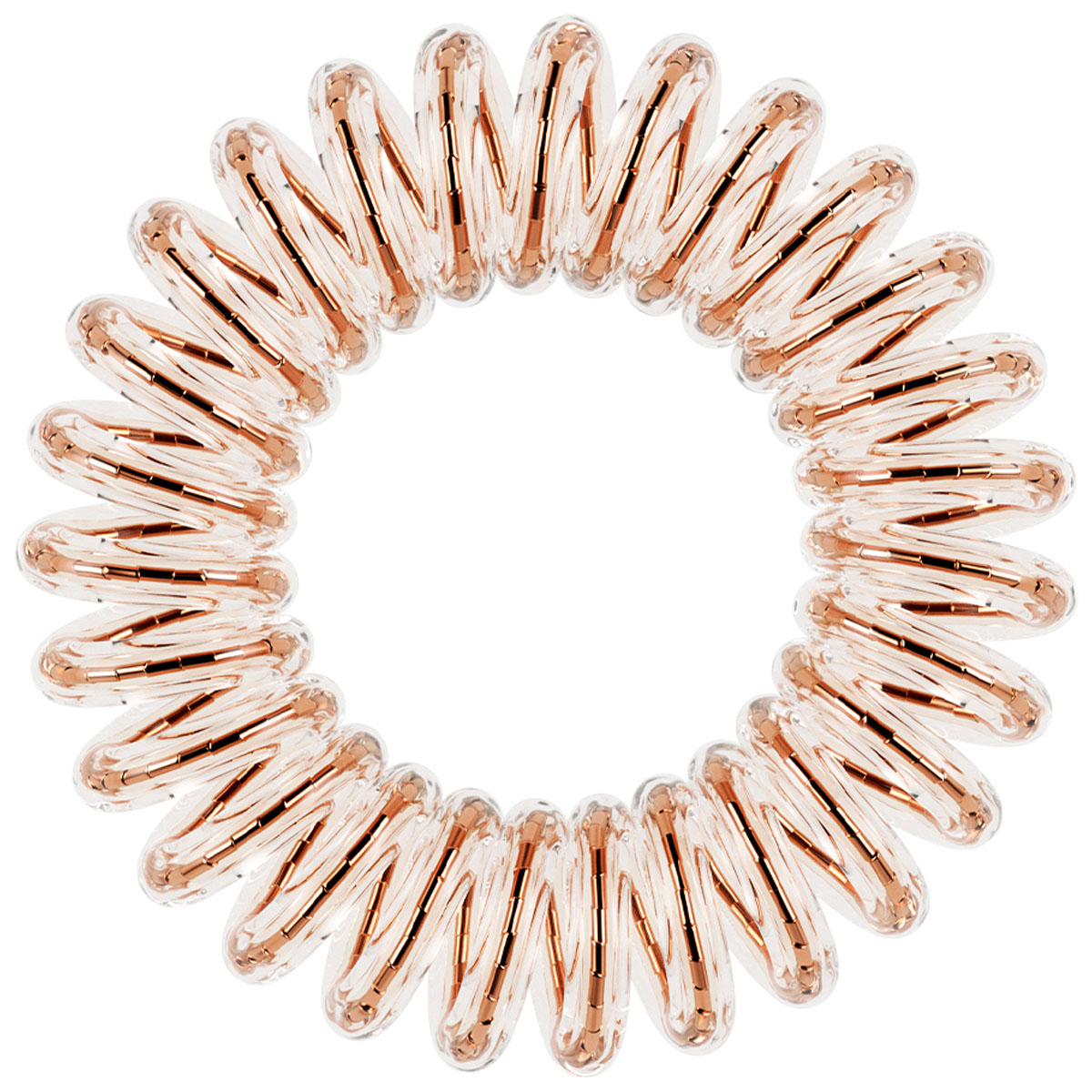 Инвизибабл Резинка-браслет для всех типов волос Premium Bronze Me Pretty, 3 шт (Invisibobble, Original) фото 1