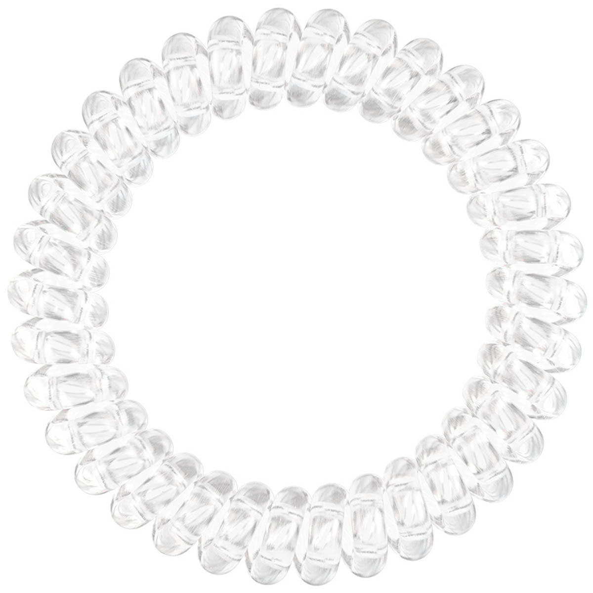 Инвизибабл Резинка-браслет для всех типов волос Premium Crystal Clear, 3 шт (Invisibobble, Slim) фото 1