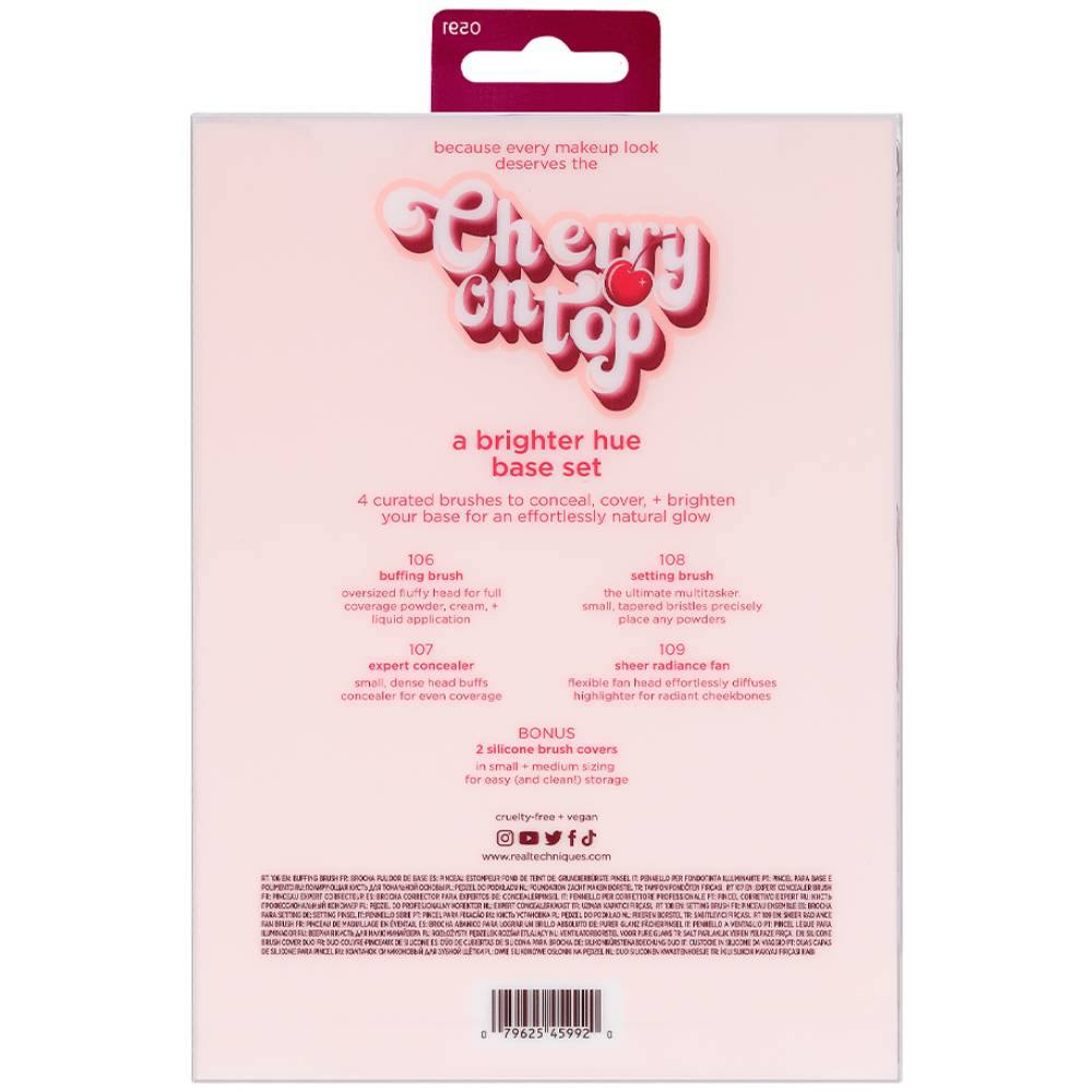 Реал Техникс Набор для макияжа A Brighter Hue Base Set (Real Techniques, Cherry on Top) фото 3