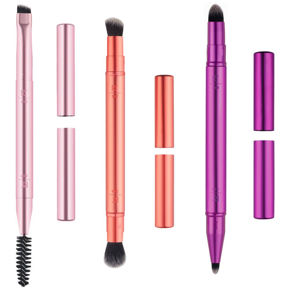 Реал Техникс Набор двусторонних кистей для макияжа Double Time Retractable Brush Set (Real Techniques, Set) фото 2