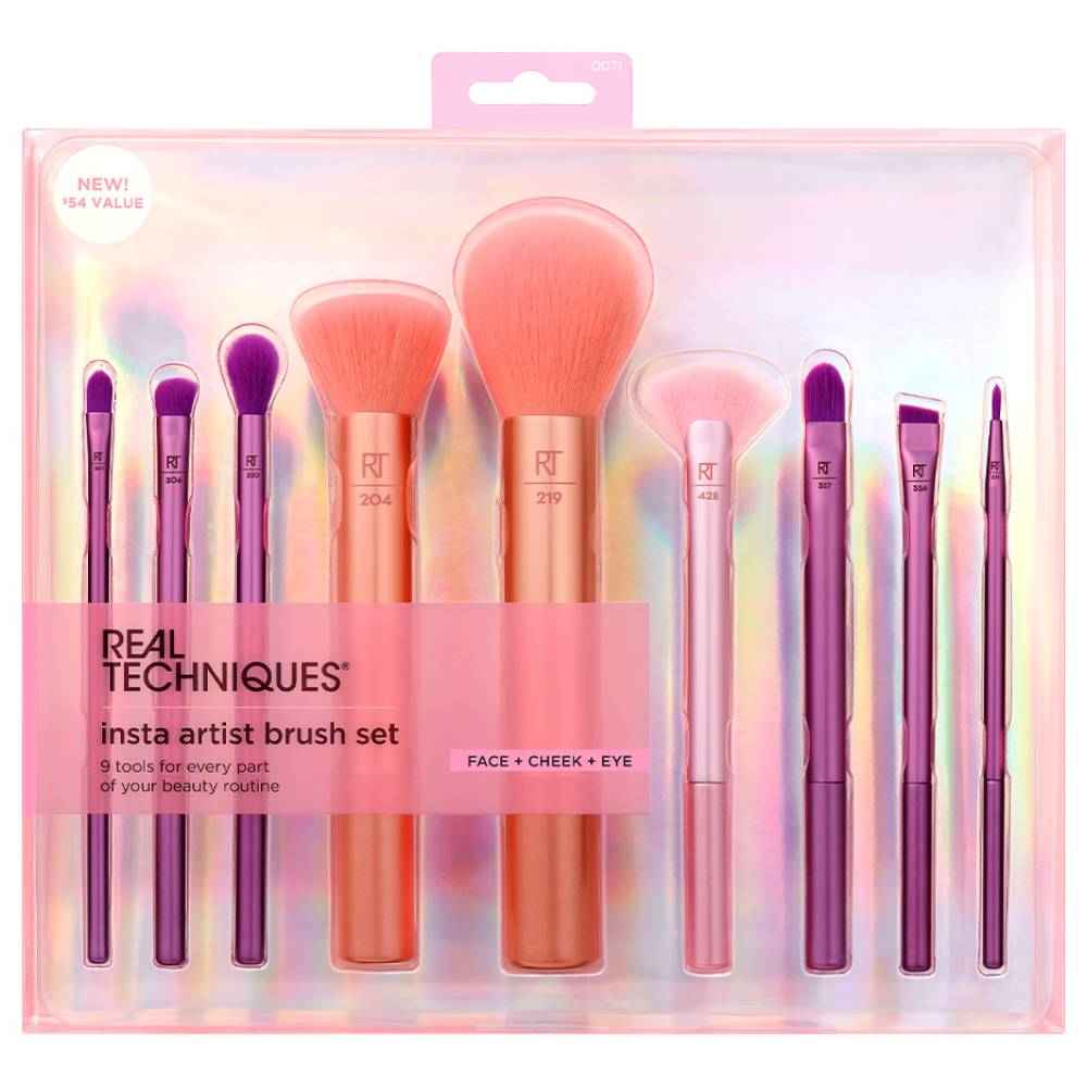 Реал Техникс Набор кистей для макияжа Insta Artist Brush Set, 9 кистей (Real Techniques, Set) фото 0