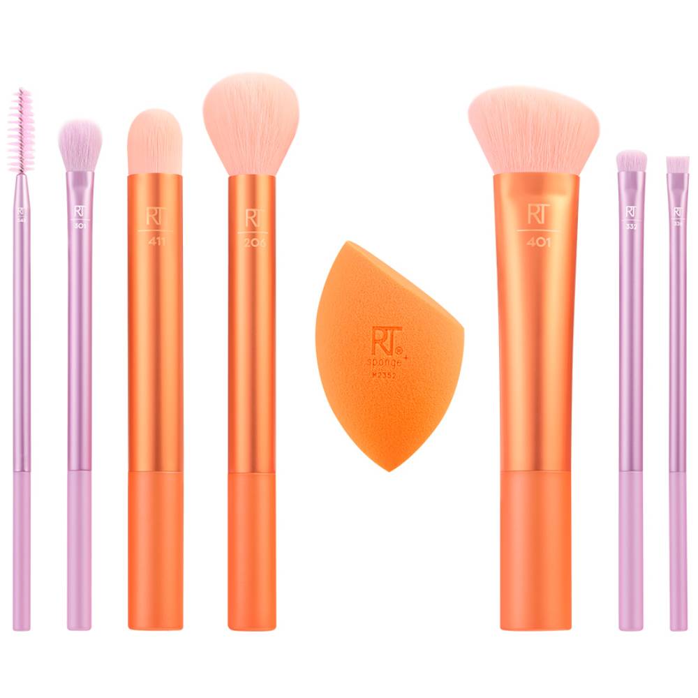Реал Техникс Набор кистей и спонж для макияжа Level Up Brush + Sponge Set (Real Techniques, Set) фото 1