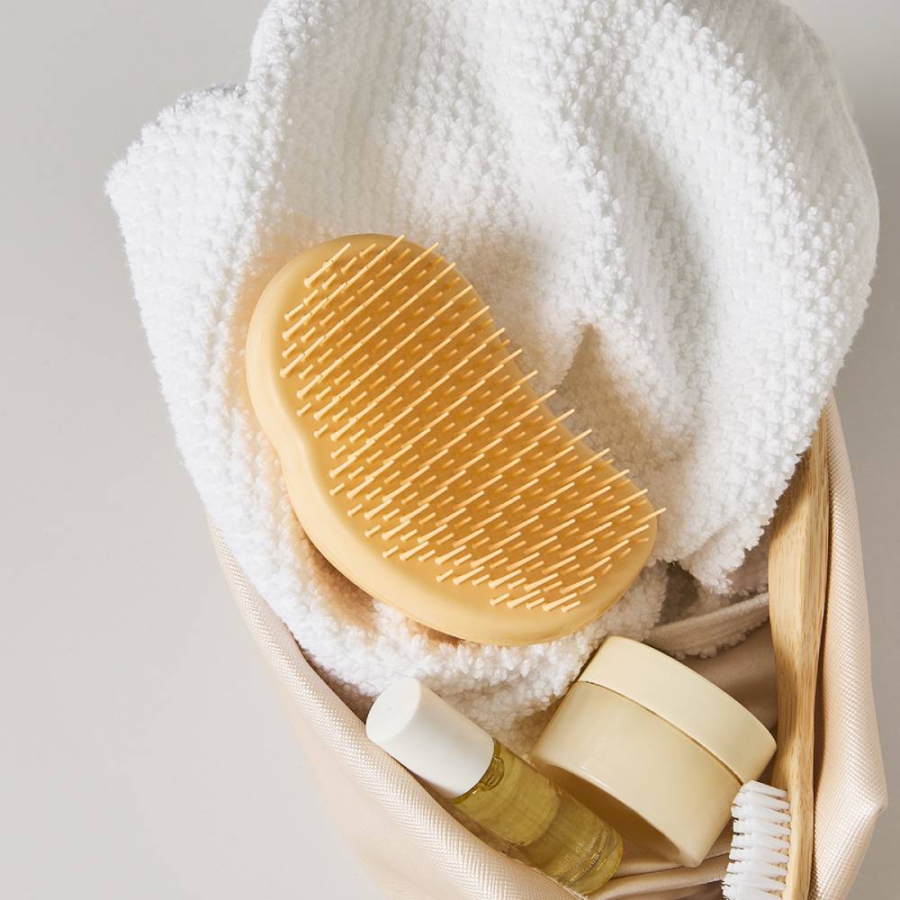 Tangle Teezer Расческа Mini Buttercup Yellow для прямых и волнистых волос. фото