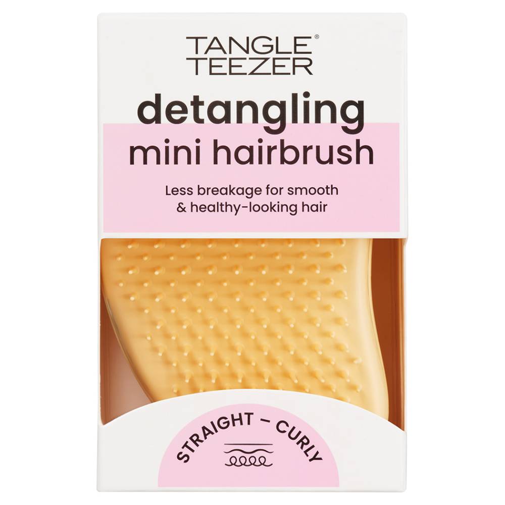 Тангл Тизер Расческа Mini Buttercup Yellow для прямых и волнистых волос (Tangle Teezer, The Original) фото 7