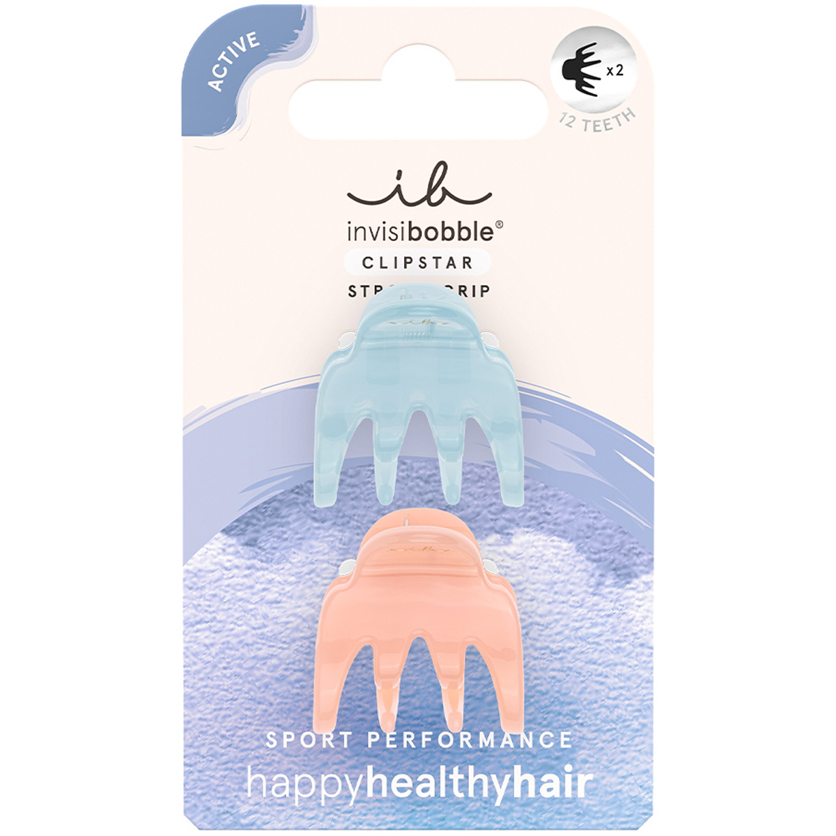 Инвизибабл Заколка-крабик Gym Buddy для занятий спортом, 2 шт х размер S (Invisibobble, Clipstar) фото 3