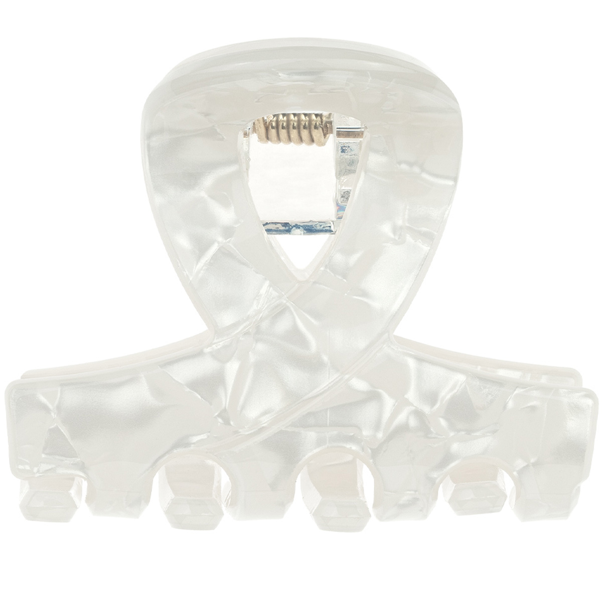 Инвизибабл Заколка-крабик для всех типов волос Pearly Frost, 2 шт х размер М (Invisibobble, Clipstar) фото 2