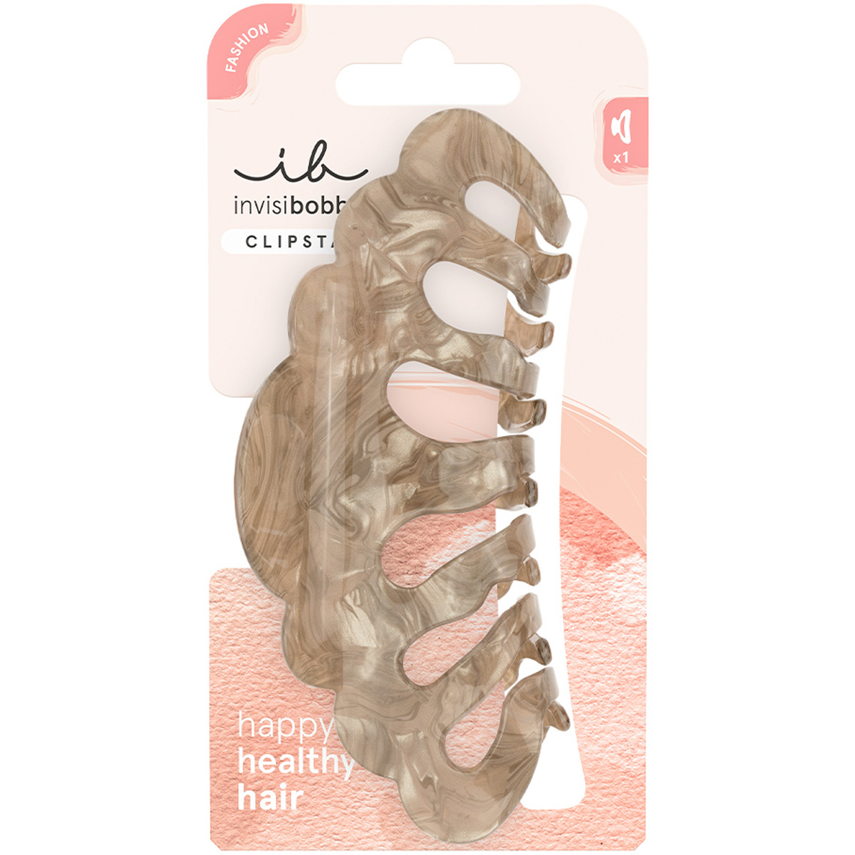 Инвизибабл Заколка-крабик для густых и кудрявых волос Pure Pearlfection, размер XL (Invisibobble, Clipstar) фото 0