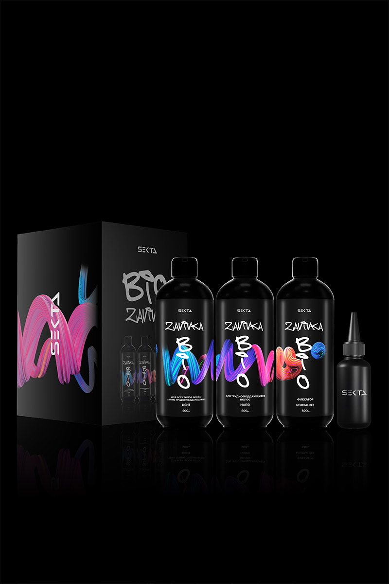 Секта Набор для био-завивки волос: Light 500 мл + Hard 500 мл + Neutralizer 500 мл + флакон с аппликатором 100 мл (Sekta, Procedure) Секта Набор для био-завивки волос: Light 500 мл + Hard 500 мл + Neutralizer 500 мл + флакон с аппликатором 100 мл (Sekta, Procedure) фото 4