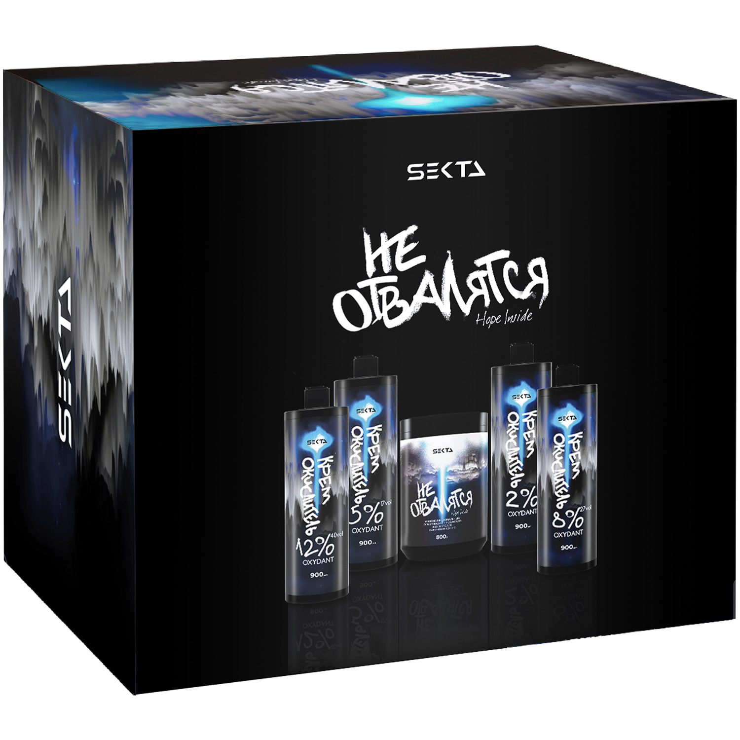 Секта Набор для осветления волос: осветляющий продукт 800 г + окислители 4 х 900 мл (Sekta, Procedure) Секта Набор для осветления волос: осветляющий продукт 800 г + окислители 4 х 900 мл (Sekta, Procedure) фото 9