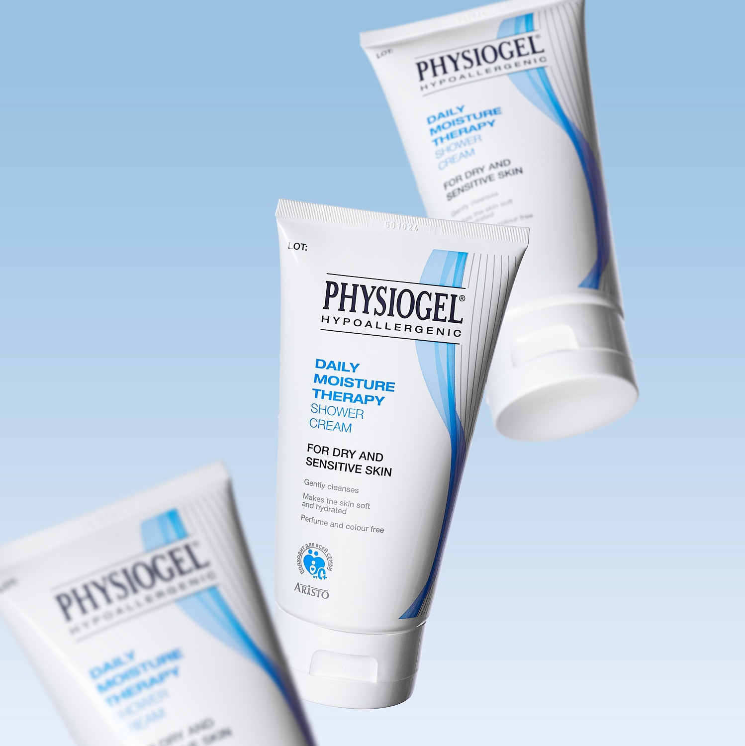 Физиогель Увлажняющий крем-гель для душа для сухой и чувствительной кожи 0+, 150 мл (Physiogel, Daily Moisture Therapy) фото 9