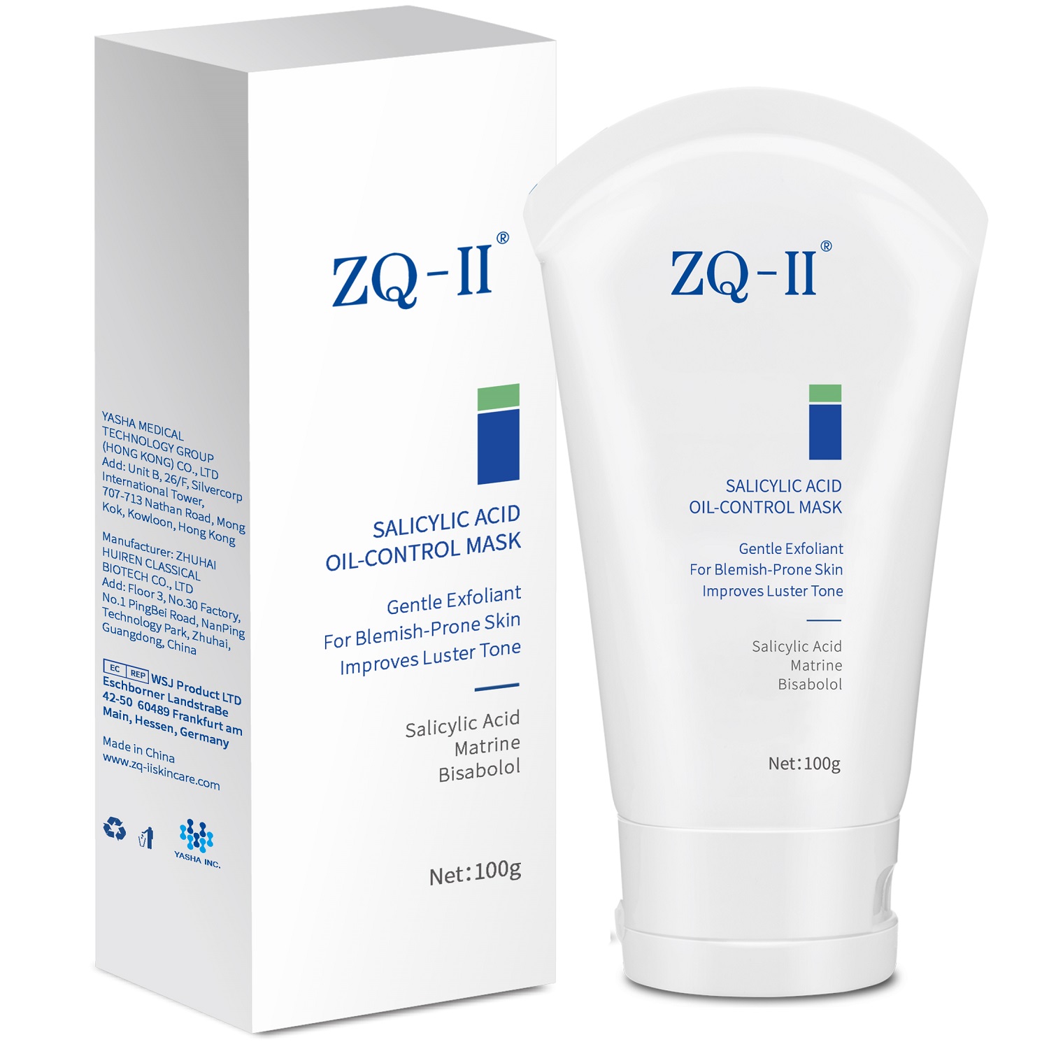 Зет-Кью II Маска для жирной кожи с салициловой кислотой Salicylic Acid Oil-Control Mask, 100 г (ZQ-II, ) фото 0