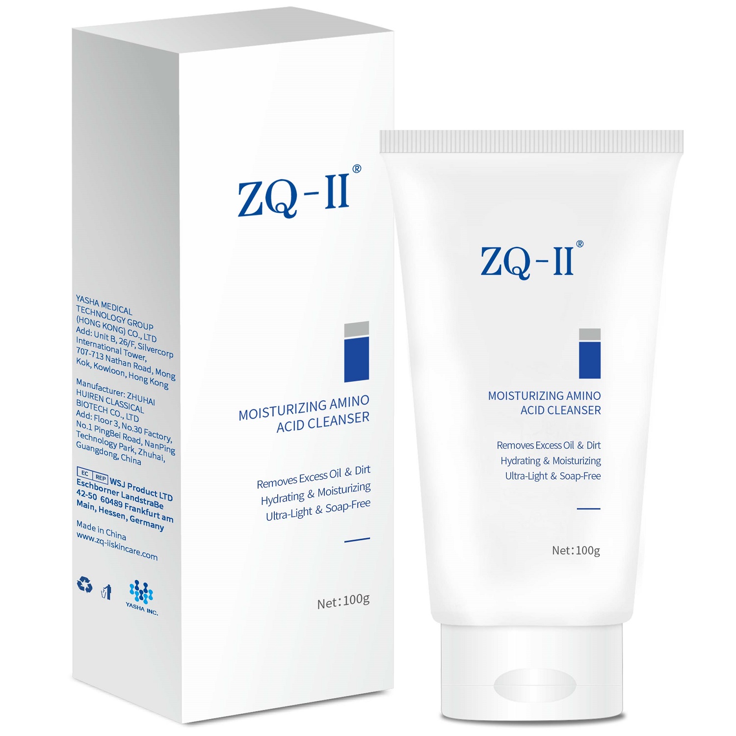 Зет-Кью II Увлажняющее и очищающее средство с аминокислотами Moisturizing Amino Acid Cleanser, 100 г (ZQ-II, ) фото 0