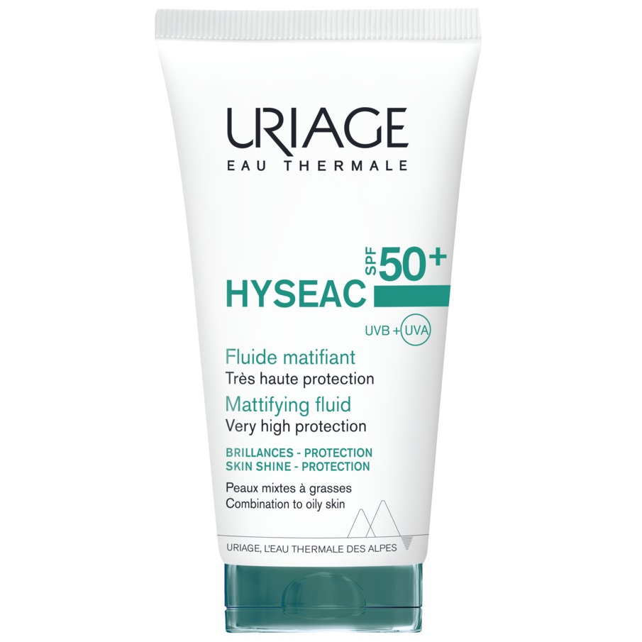 Урьяж Матирующая солнцезащитная эмульсия для лица SPF50+, 50 мл (Uriage, Hyseac) фото 0