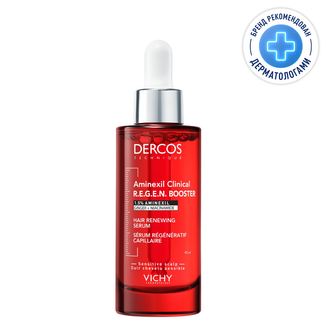 Виши Сыворотка для укрепления и роста волос R.E.G.E.N. Booster, 90 мл (Vichy, Dercos Aminexil) фото 0