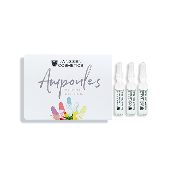 Янсен Косметикс Ампульный концентрат для выравнивания тона и сияния кожи Radiant Skin Fluid, 3 x 2 мл (Janssen Cosmetics, Ampoules) фото 1
