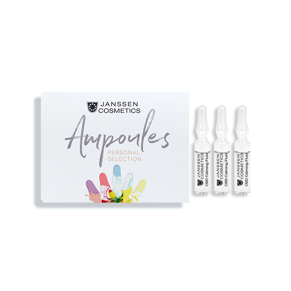 Янсен Косметикс Успокаивающий ампульный концентрат CBD Calming Fluid, 3 х 2 мл (Janssen Cosmetics, Ampoules) фото 1