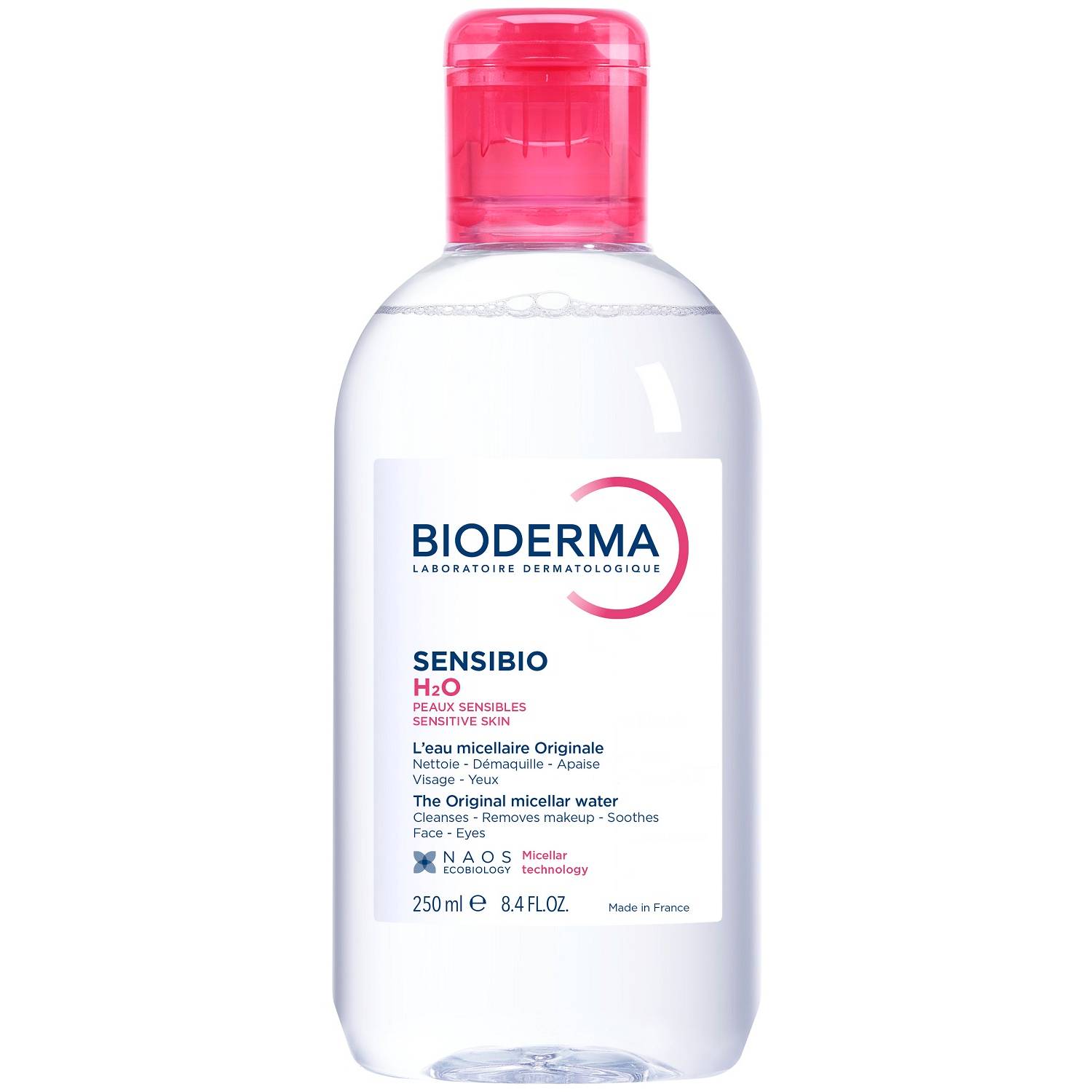 Биодерма Мицеллярная вода для чувствительной кожи Н2О, 250 мл (Bioderma, Sensibio) фото 0