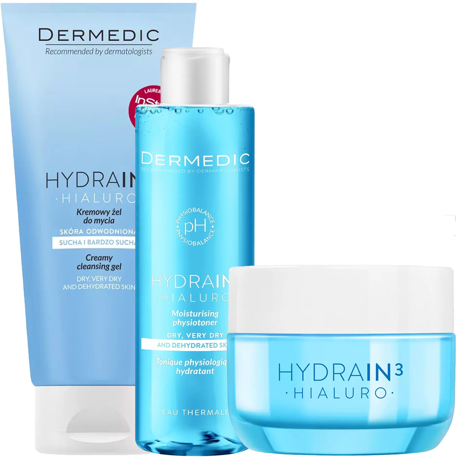 Дермедик Программа Hydrain очищение и основной уход: гель 200 мл + тоник 200 мл + крем 50 г (Dermedic, Hydrain) Дермедик Программа Hydrain очищение и основной уход: гель 200 мл + тоник 200 мл + крем 50 г (Dermedic, Hydrain) фото 5