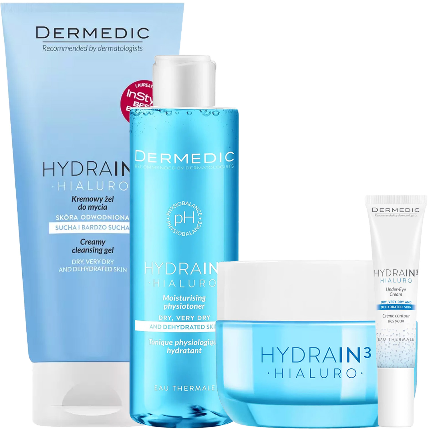 Дермедик Программа Hydrain комплексный уход: гель 200 мл + тоник 200 мл + крем 50 г + крем для век 15 мл (Dermedic, Hydrain) Дермедик Программа Hydrain комплексный уход: гель 200 мл + тоник 200 мл + крем 50 г + крем для век 15 мл (Dermedic, Hydrain) фото 5