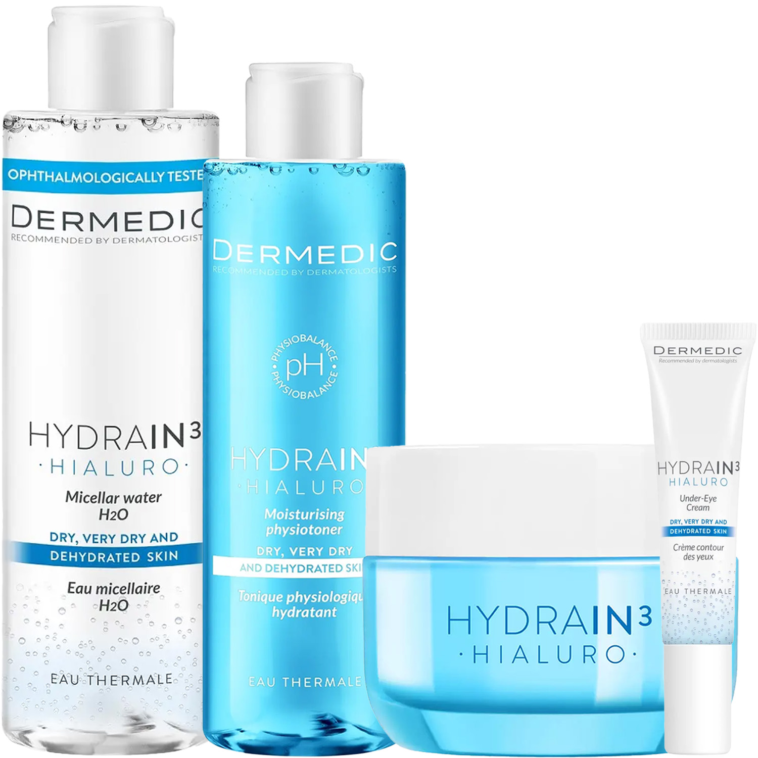 Дермедик Программа Hydrain комплексный уход: мицеллярная вода 200 мл + тоник 200 мл + крем 50 г + крем для век 15 мл (Dermedic, Hydrain) Дермедик Программа Hydrain комплексный уход: мицеллярная вода 200 мл + тоник 200 мл + крем 50 г + крем для век 15 мл (Dermedic, Hydrain) фото 5