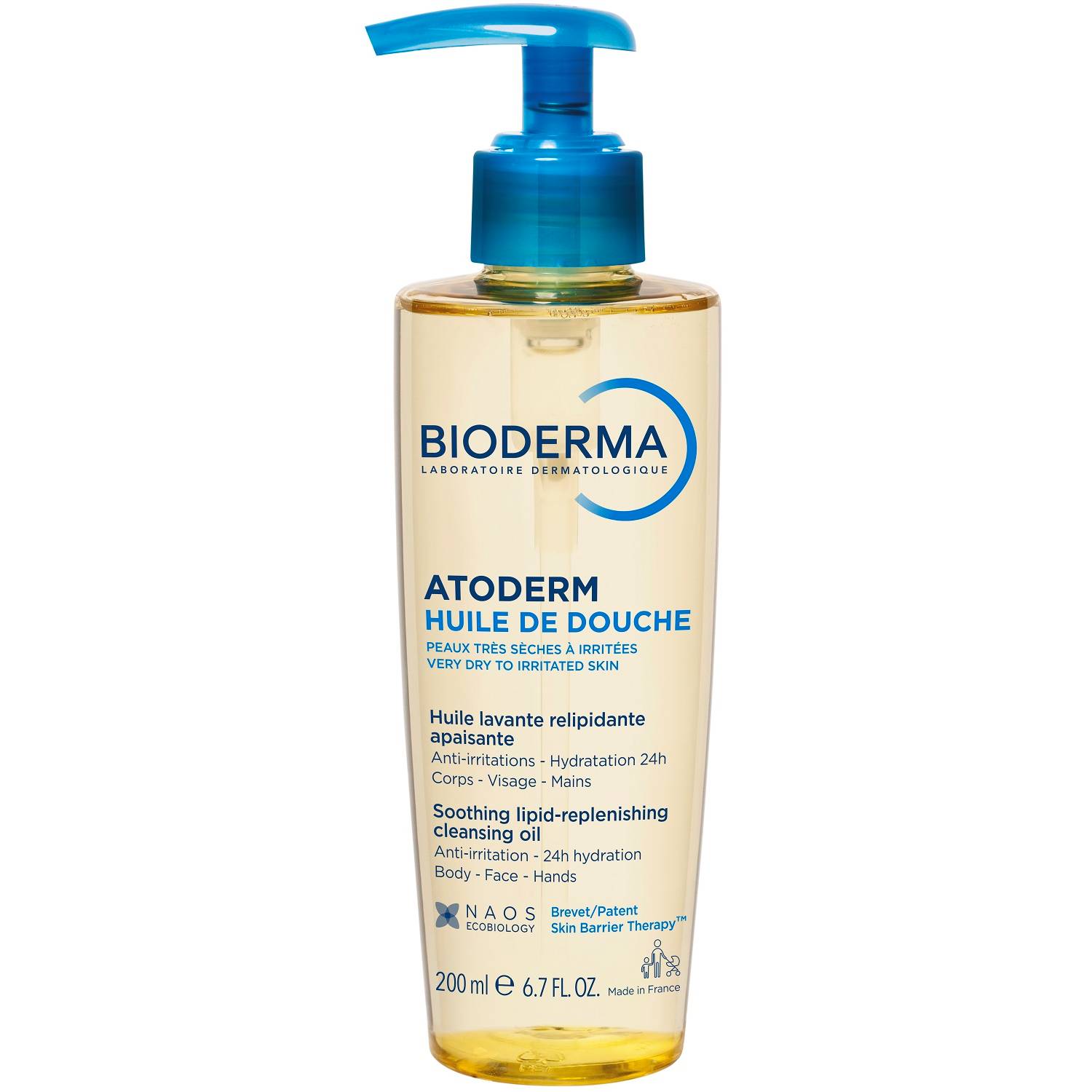 Биодерма Увлажняющее масло для душа для всей семьи, 200 мл (Bioderma, Atoderm) фото 0