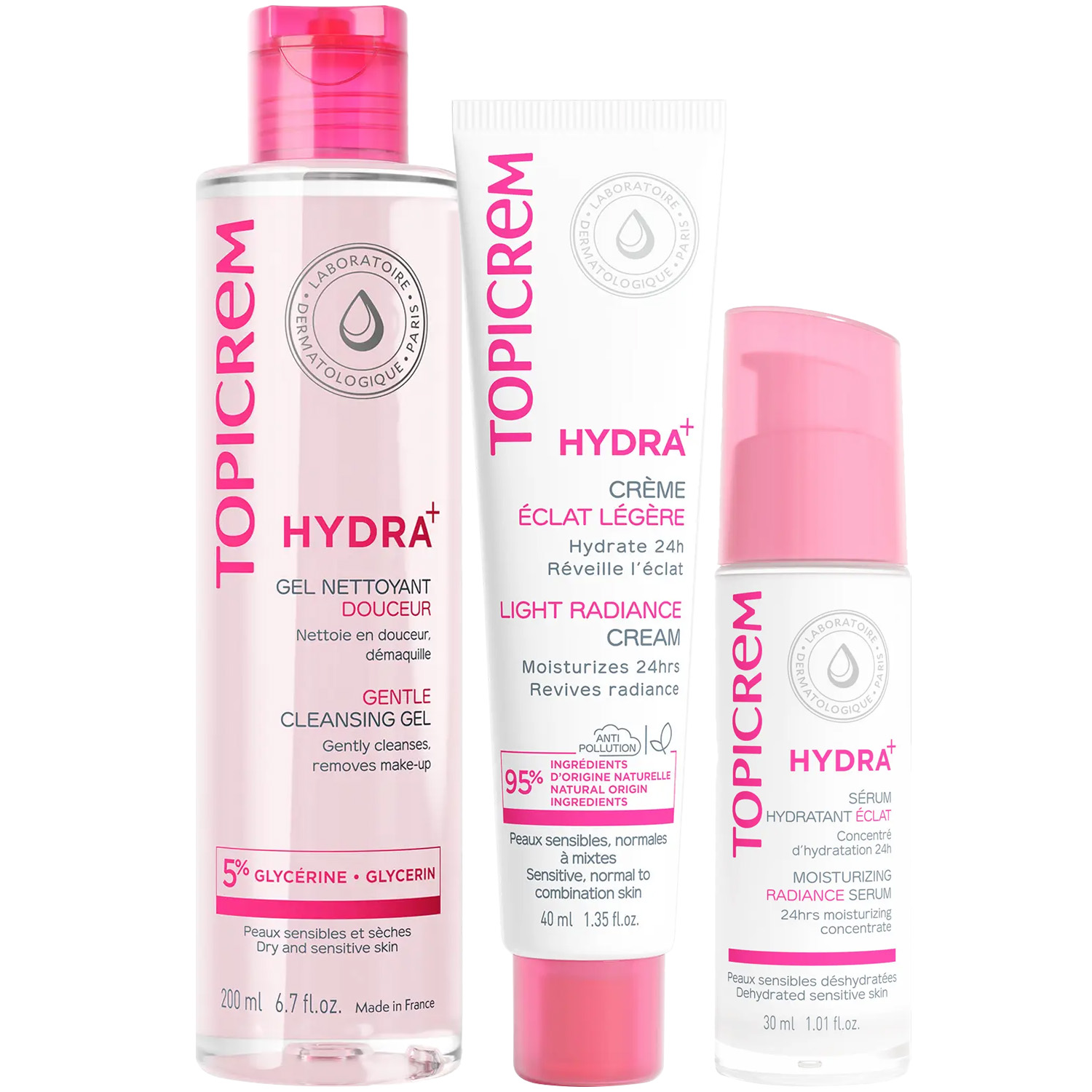 Топикрем Программа Hydra комплексный уход: гель 200 мл + крем 40 мл + сыворотка 30 мл (Topicrem, Hydra+ Чувствительная кожа лица) Топикрем Программа Hydra комплексный уход: гель 200 мл + крем 40 мл + сыворотка 30 мл (Topicrem, Hydra+ Чувствительная кожа лица) фото 5