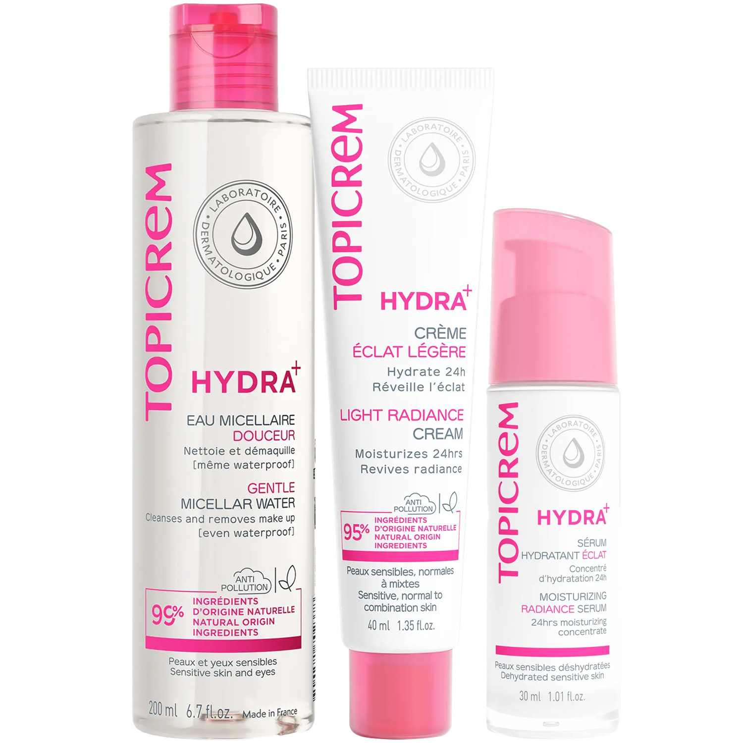 Топикрем Программа Hydra комплексный уход: мицеллярная вода 200 мл + крем 40 мл + сыворотка 30 мл (Topicrem, Hydra+ Чувствительная кожа лица) Топикрем Программа Hydra комплексный уход: мицеллярная вода 200 мл + крем 40 мл + сыворотка 30 мл (Topicrem, Hydra+ Чувствительная кожа лица) фото 5