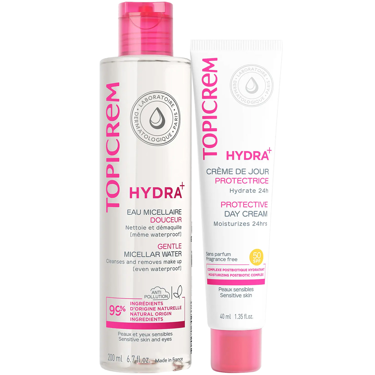 Топикрем Программа Hydra очищение и основной уход: мицеллярная вода 200 мл + крем SPF50 40 мл (Topicrem, Hydra+ Чувствительная кожа лица) Топикрем Программа Hydra очищение и основной уход: мицеллярная вода 200 мл + крем SPF50 40 мл (Topicrem, Hydra+ Чувствительная кожа лица) фото 5