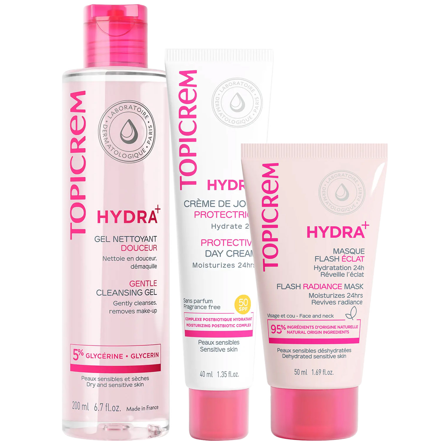 Топикрем Программа Hydra комплексный уход: гель 200 мл + крем SPF50 40 мл + маска 50 мл (Topicrem, Hydra+ Чувствительная кожа лица) Топикрем Программа Hydra комплексный уход: гель 200 мл + крем SPF50 40 мл + маска 50 мл (Topicrem, Hydra+ Чувствительная кожа лица) фото 5