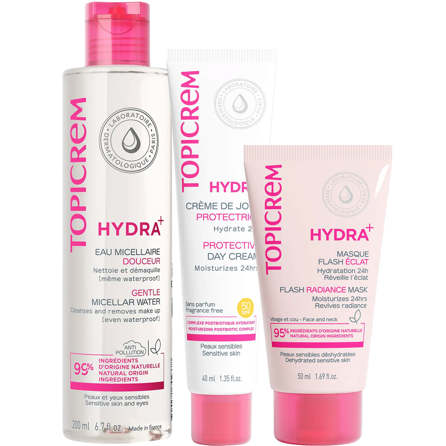 Топикрем Программа Hydra комплексный уход: мицеллярная вода 200 мл + крем SPF50 40 мл + маска 50 мл (Topicrem, Hydra+ Чувствительная кожа лица) Топикрем Программа Hydra комплексный уход: мицеллярная вода 200 мл + крем SPF50 40 мл + маска 50 мл (Topicrem, Hydra+ Чувствительная кожа лица) фото 5