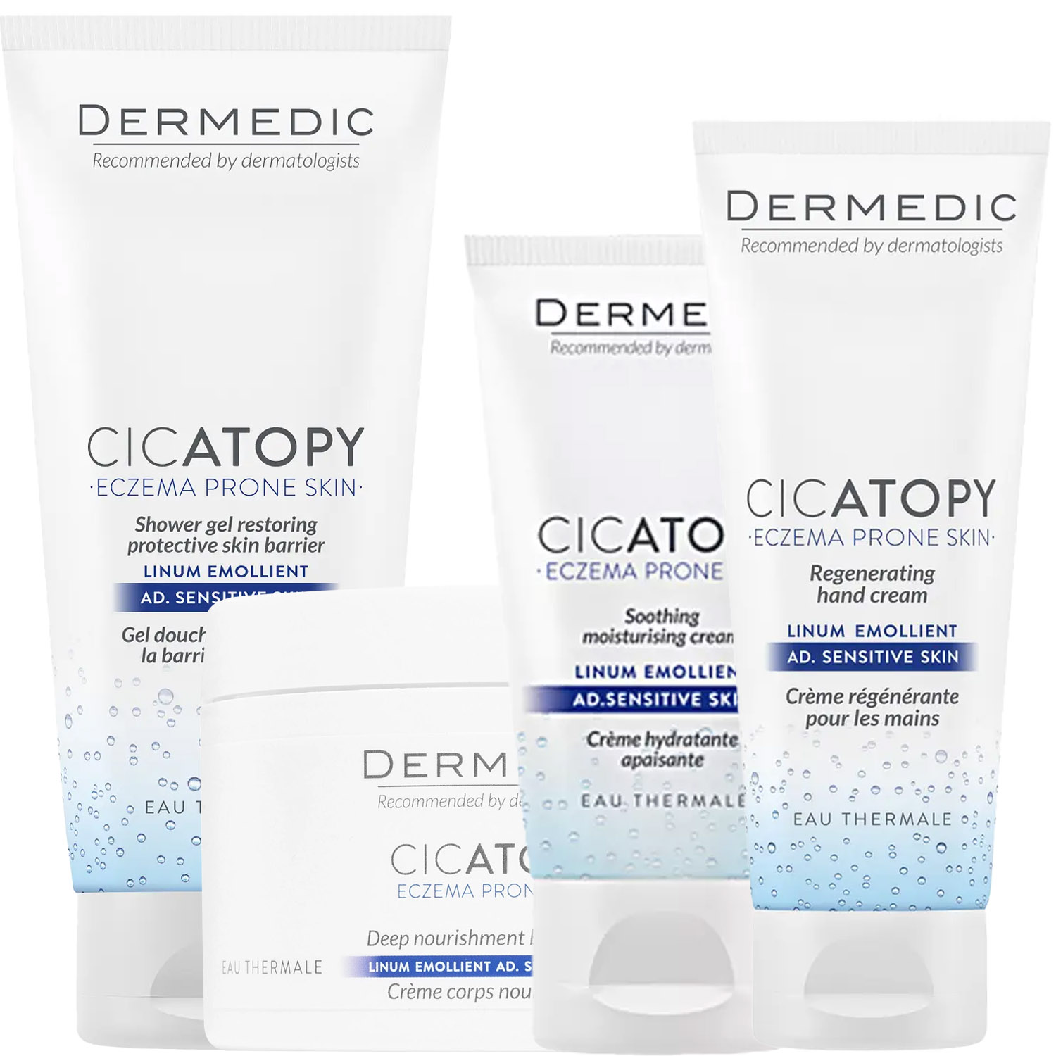 Дермедик Программа Cicatopy комплексный уход: гель для душа 200 мл + крем для тела 225 мл + крем для лица 50 мл+ крем для рук 75 мл (Dermedic, Cicatopy) фото 5