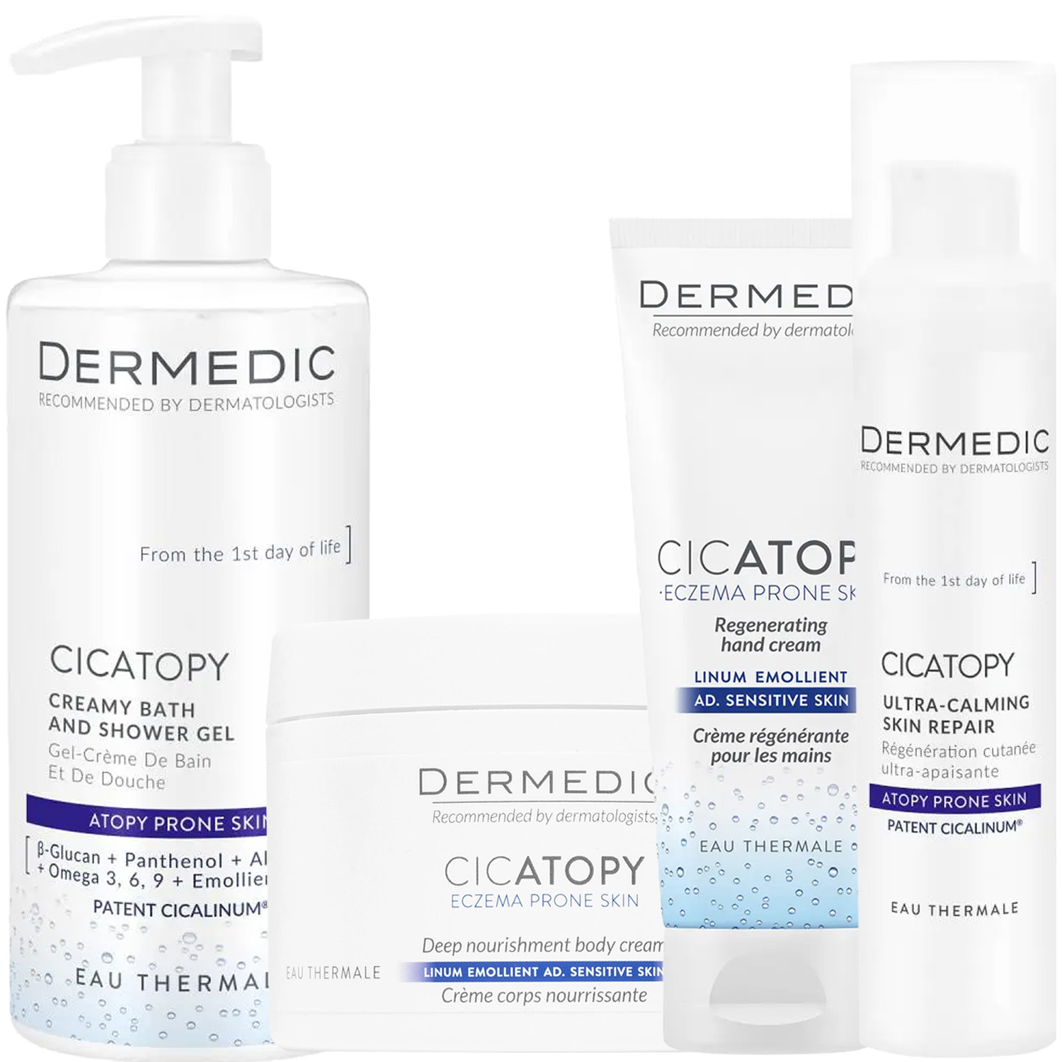 Дермедик Программа Cicatopy комплексный уход: крем-гель для душа 300 мл + крем для тела 225 мл + крем 40 мл+ крем для рук 75 мл (Dermedic, Cicatopy) фото 5